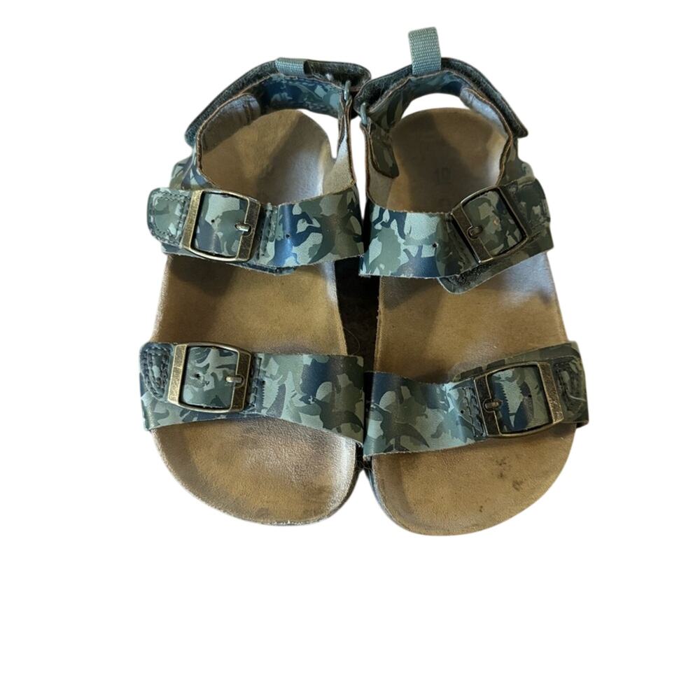 Toddler Summer Green Camouflage Kids Sandals Boys, Size 10 Casual